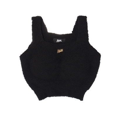 OG PLATE MOHAIR TANKTOP -BLACK- (LADIES/KIDS)