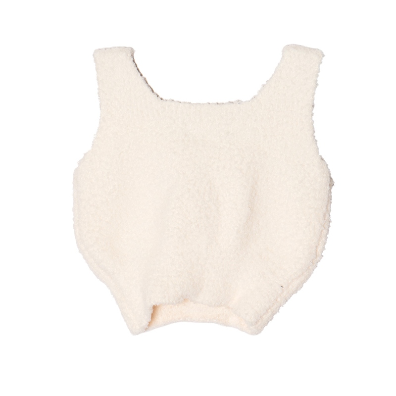 OG PLATE MOHAIR TANKTOP -WHITE- (LADIES/KIDS)