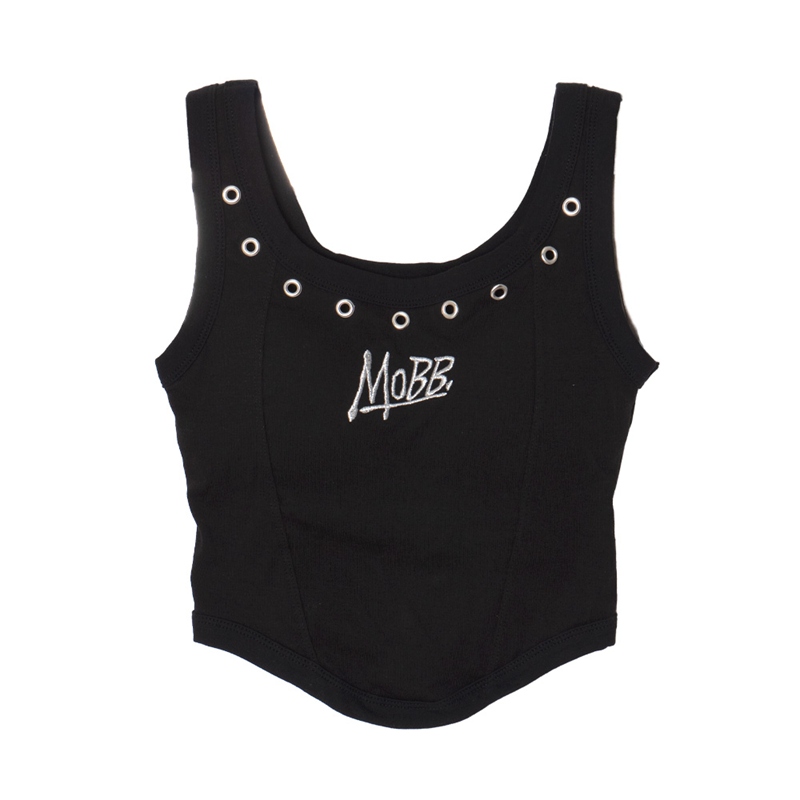 OG EYELET CUP IN TANK TOP -BLACK- (LADIES/KIDS)