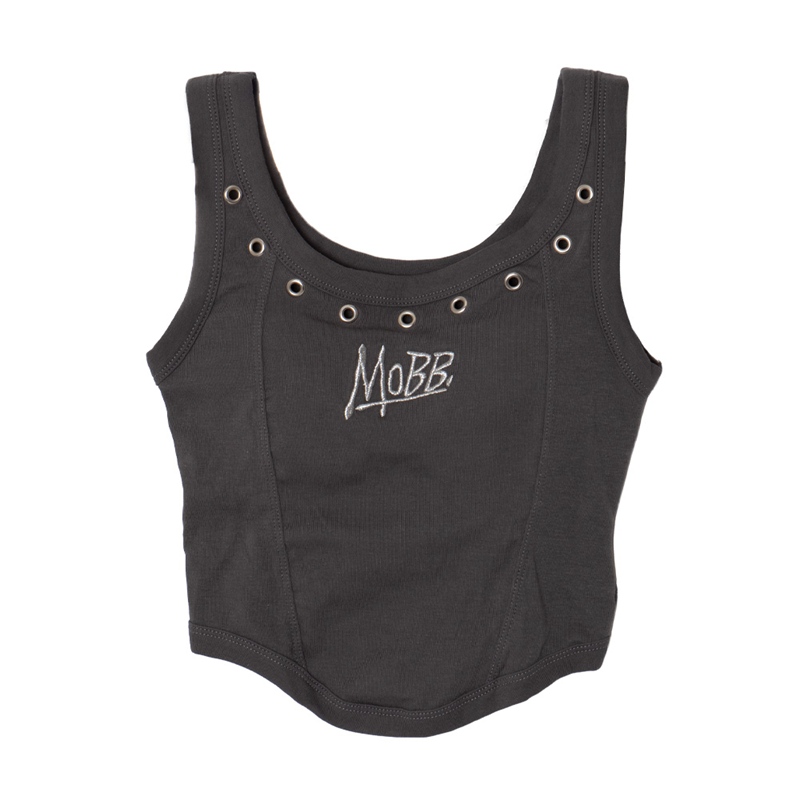 OG EYELET CUP IN TANK TOP -GREY- (LADIES/KIDS)