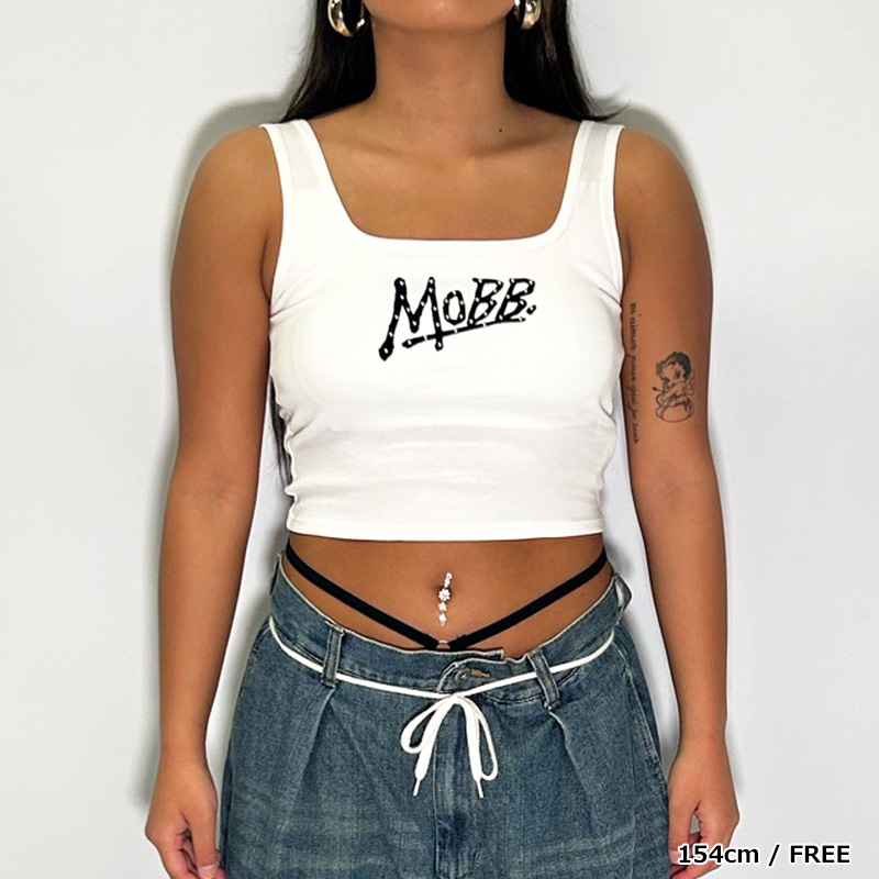 OG STUDS LACE UP TANKTOP -OLIVE-（LADIES）