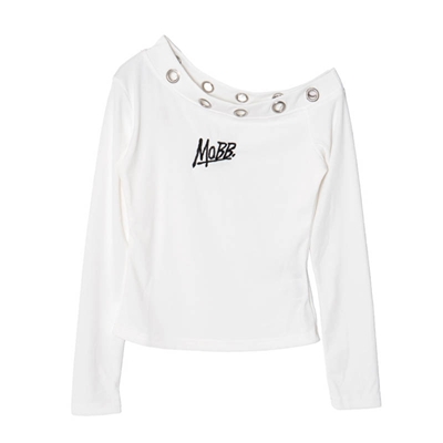 BOW OG T-SHIRT -WHITE- (LADIES/KIDS)