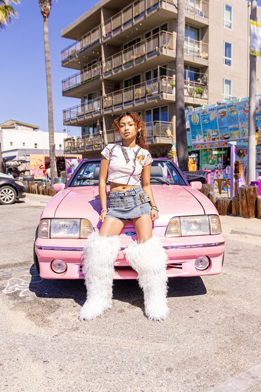 CURSIVE OG STONE PINK CAMO T-SHIRT -CAMO- (LADIES/KIDS)