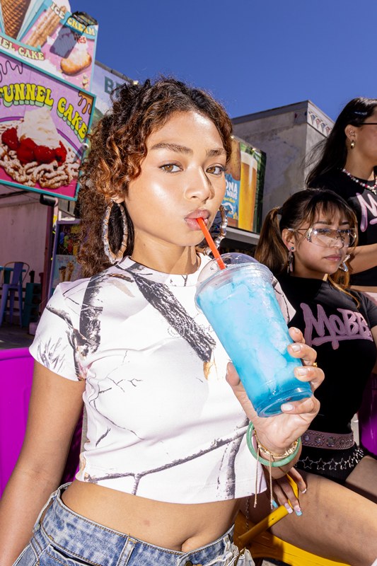 CURSIVE OG STONE PINK CAMO T-SHIRT -CAMO- (LADIES/KIDS)