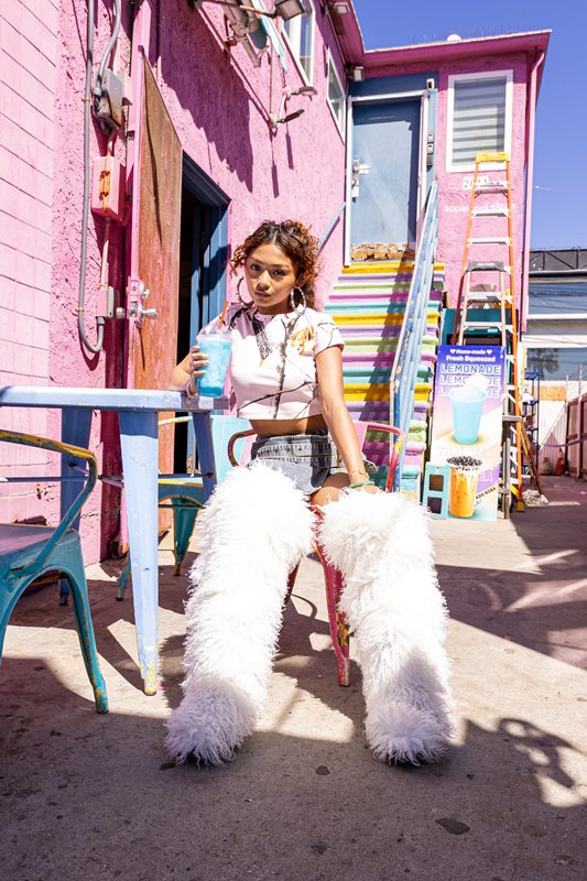 CURSIVE OG STONE PINK CAMO T-SHIRT -CAMO- (LADIES/KIDS)