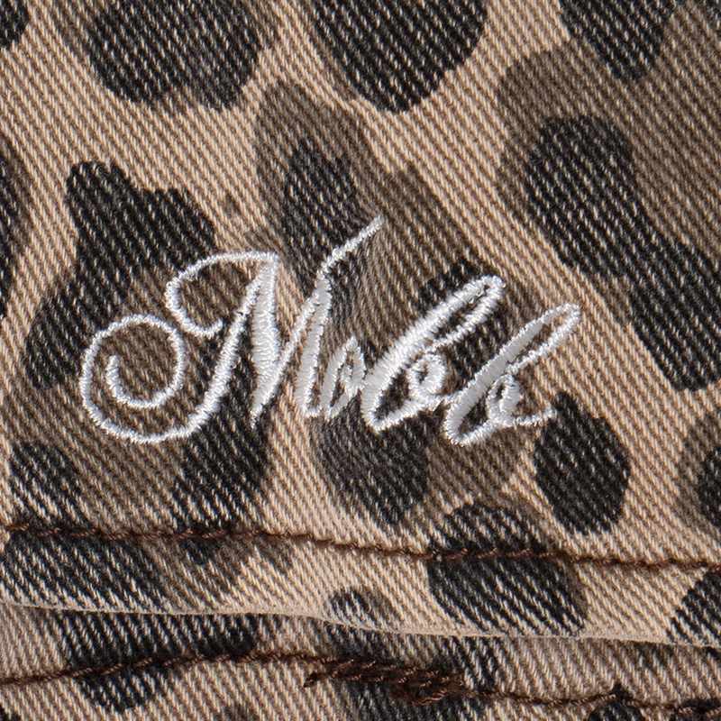 DOUBLE BELT SKORT -LEOPARD- (LADIES/KIDS)