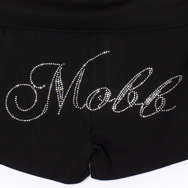 CURSIVE OG STONE SHORTS -BLACK- (LADIES/KIDS)