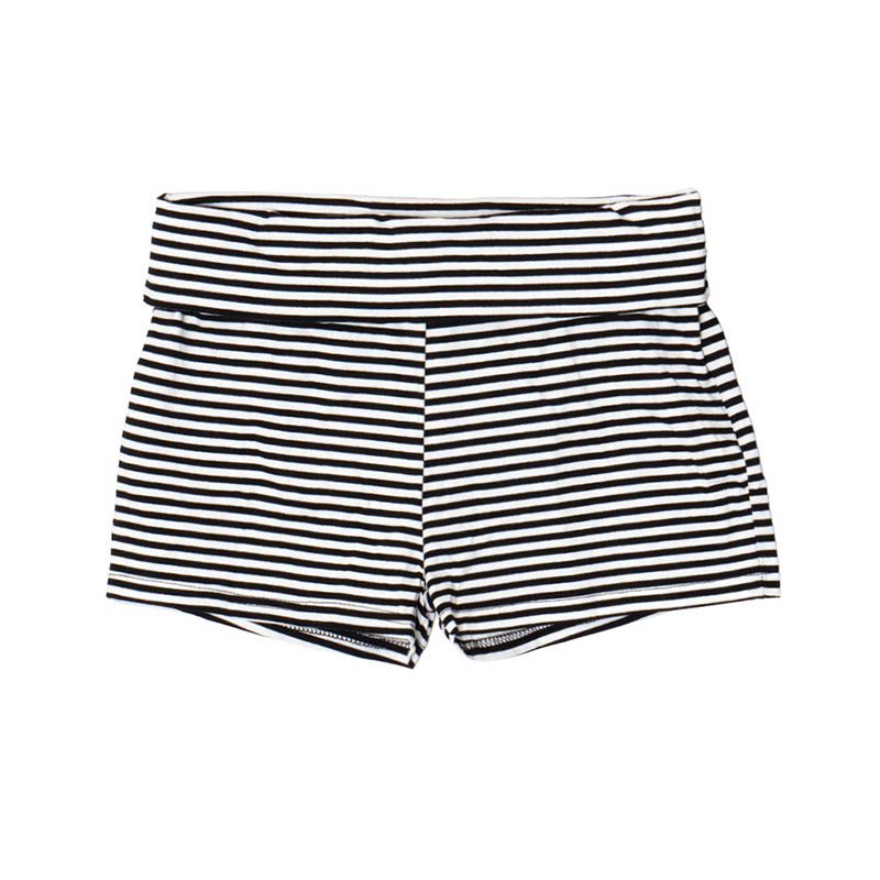 CURSIVE OG STONE SHORTS -BLACK×WHITE- (LADIES/KIDS)