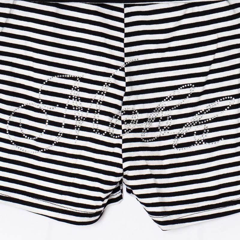CURSIVE OG STONE SHORTS -BLACK×WHITE- (LADIES/KIDS)