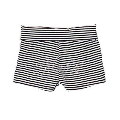CURSIVE OG STONE SHORTS -BLACK×WHITE- (LADIES/KIDS)
