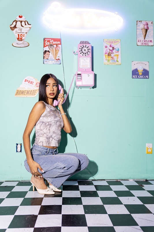 CURSIVE OG STONE PANTS -W.INDIGO- (LADIES/KIDS)