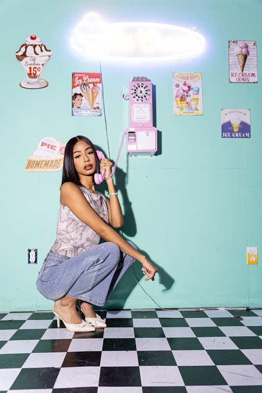 CURSIVE OG STONE PANTS -W.INDIGO- (LADIES/KIDS)