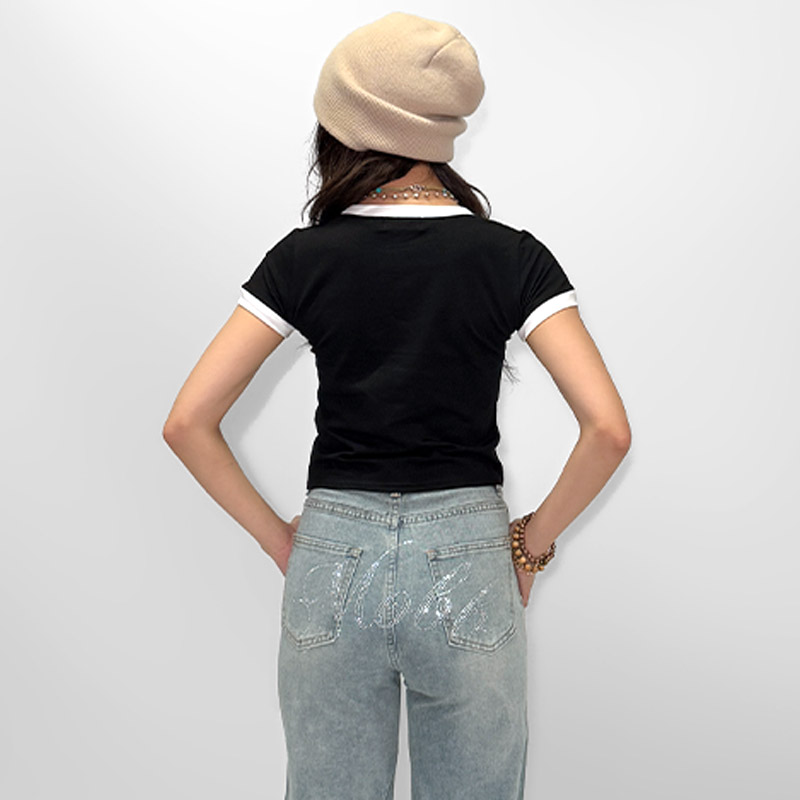 CURSIVE OG STONE PANTS -W.INDIGO- (LADIES/KIDS)