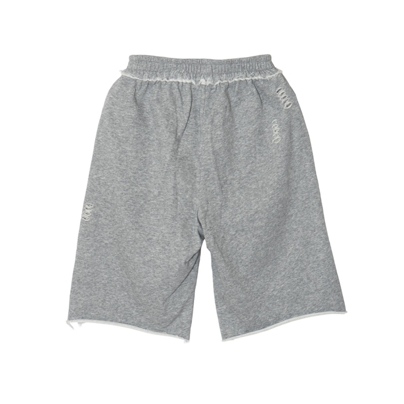 OG DAMAGE SWEAT SHORTS -GREY- (LADIES)