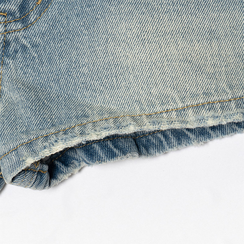 CURSIVE OG STONE DENIM SHORTS -INDIGO- (LADIES)