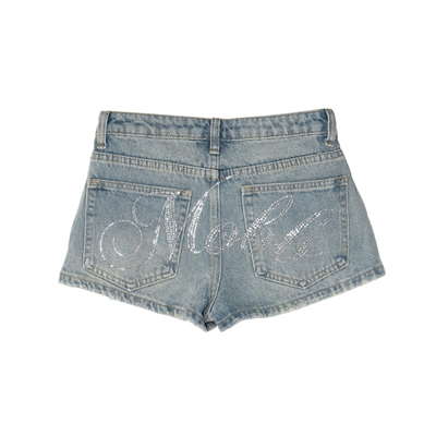CURSIVE OG STONE DENIM SHORTS -INDIGO- (LADIES)