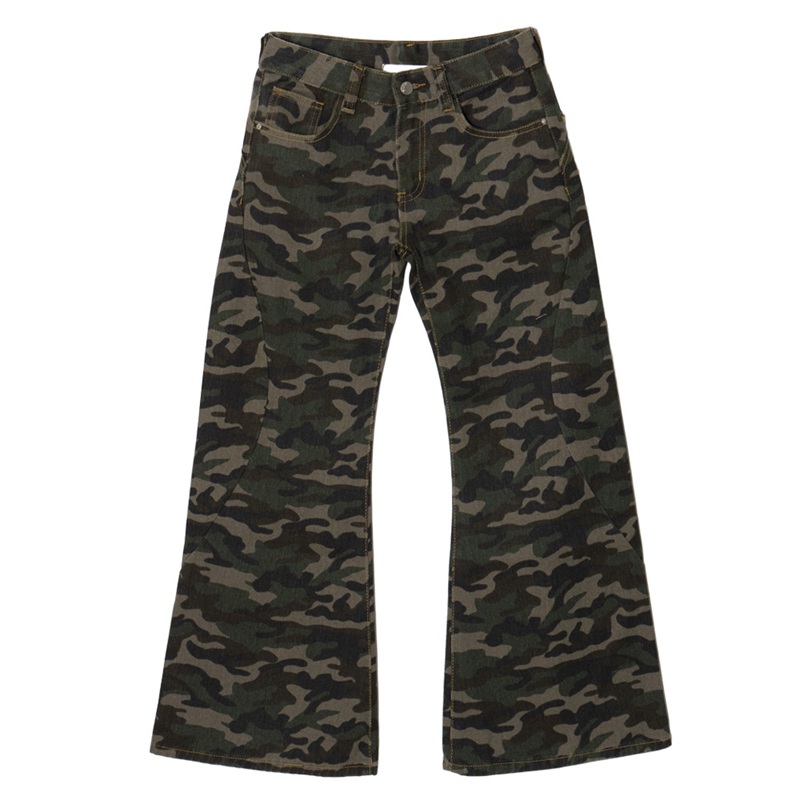 CURSIVE OG STONE CAMO FLARE PANTS -CAMO- (LADIES)