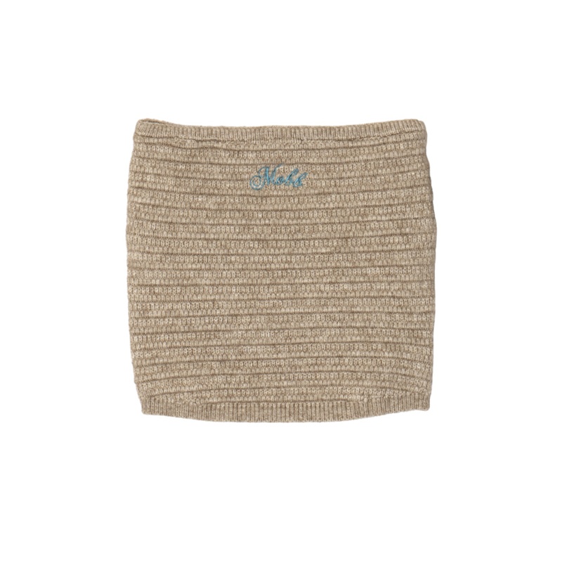 CURSIVE OG KNIT TUBE TOP -BEIGE- (LADIES)