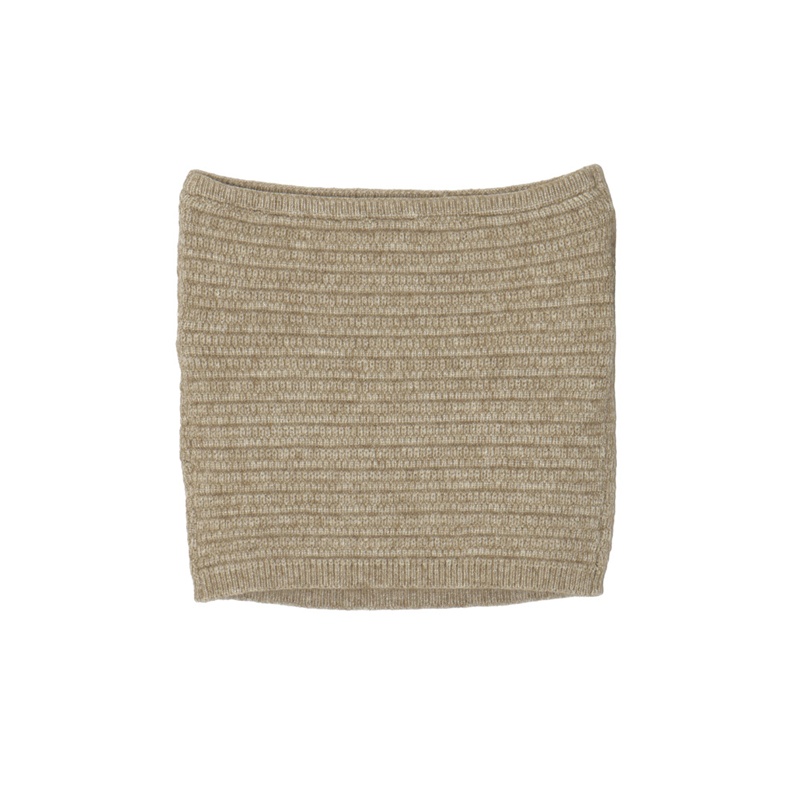 CURSIVE OG KNIT TUBE TOP -BEIGE- (LADIES)