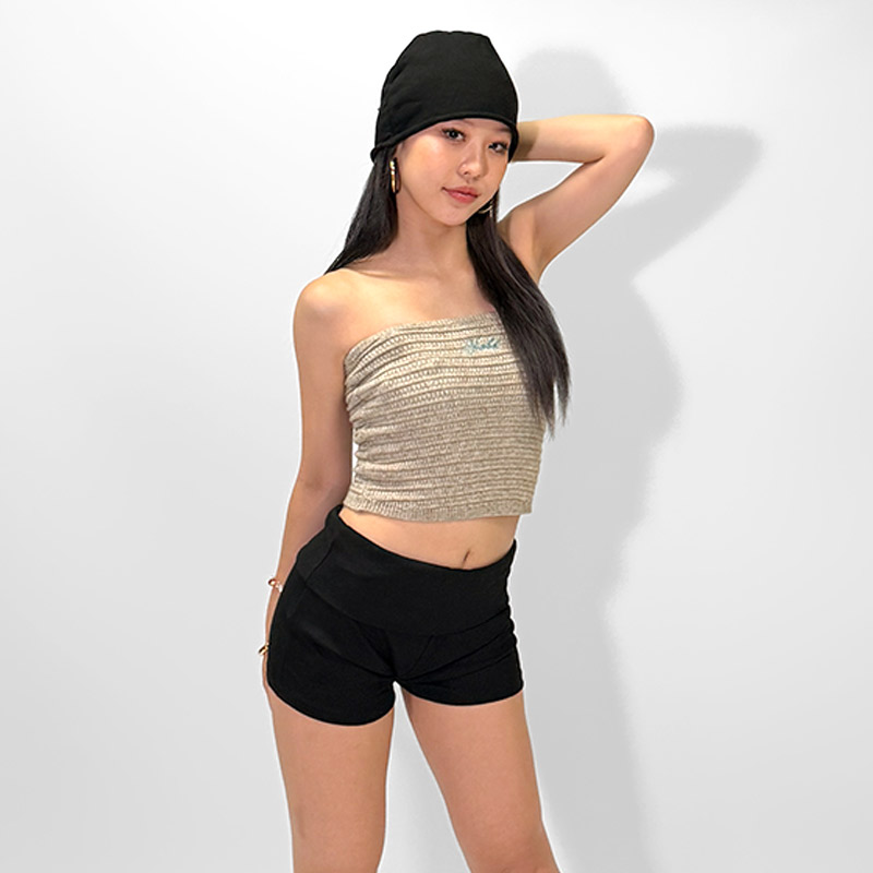 CURSIVE OG KNIT TUBE TOP -BEIGE- (LADIES)