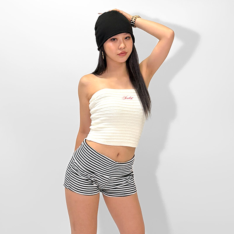 CURSIVE OG KNIT TUBE TOP -WHITE- (LADIES)
