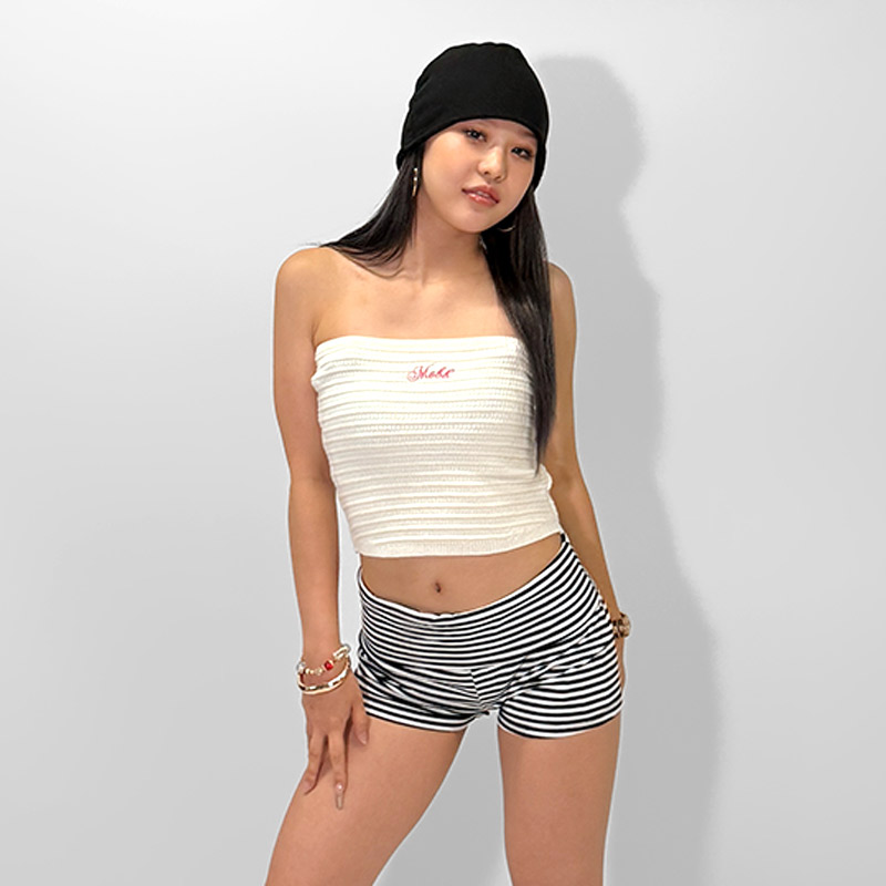 CURSIVE OG KNIT TUBE TOP -WHITE- (LADIES)