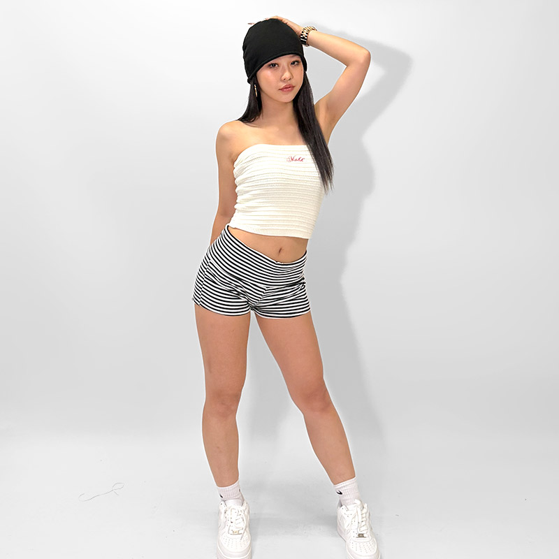 CURSIVE OG KNIT TUBE TOP -WHITE- (LADIES)