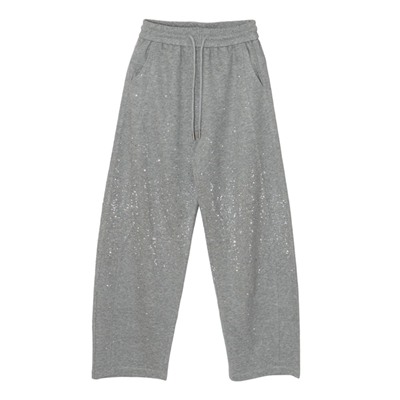 AURORA STONE WIDE PANTS -GREY- (LADIES)