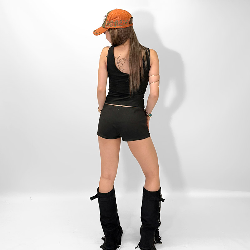CURSIVE OG EYELET SET UP -BLACK- (LADIES)