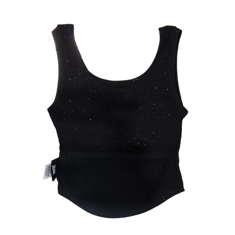 OG STONE GLITTER CUP IN TANK TOP -BLACK- (LADIES)