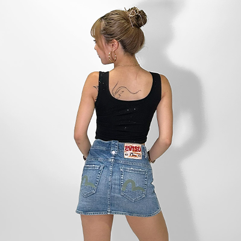 OG STONE GLITTER CUP IN TANK TOP -BLACK- (LADIES)