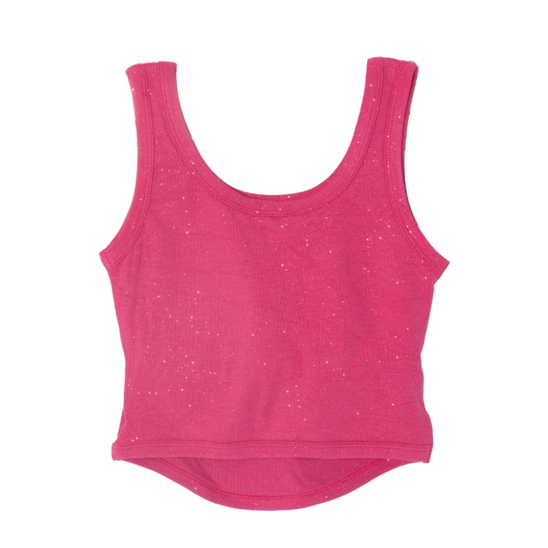 OG STONE GLITTER CUP IN TANK TOP -PINK- (LADIES)