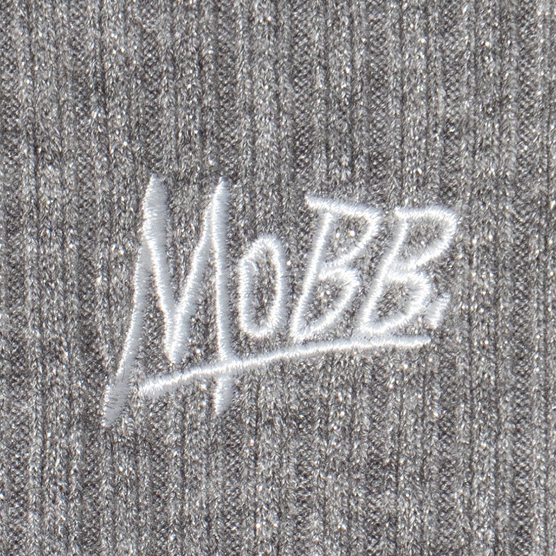 OG GLITTER RIB CUP IN TANK TOP -GREY- (LADIES)