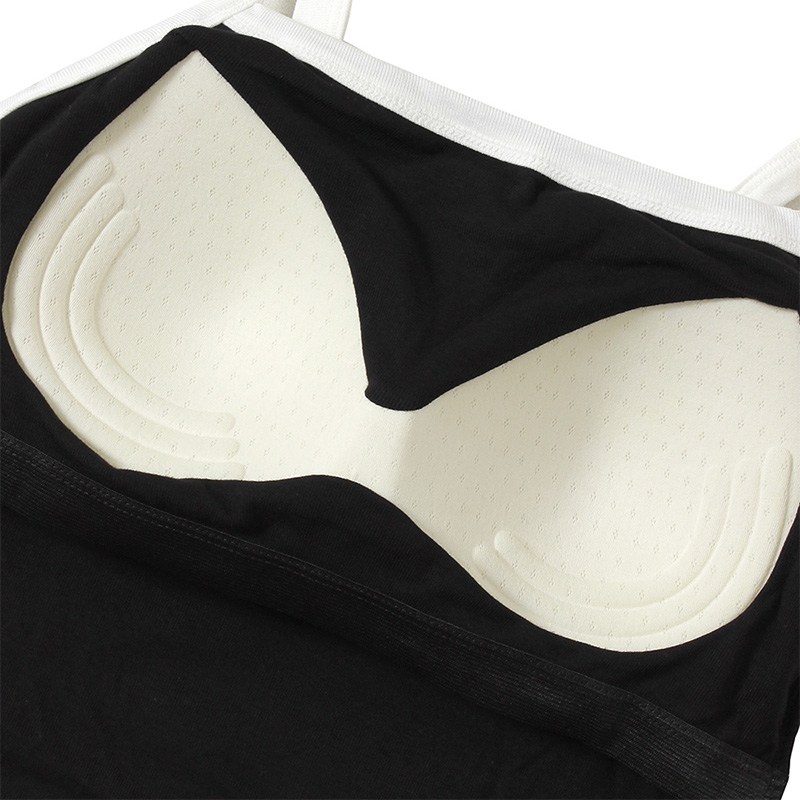 CROSS CUP IN CAMISOLE -BLACK-（LADIES）