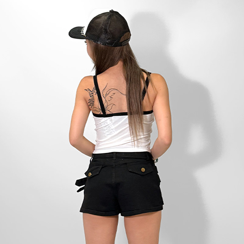 CROSS CUP IN CAMISOLE -WHITE-（LADIES）