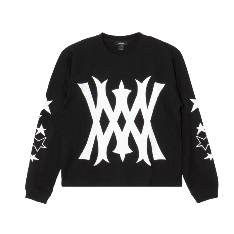 ESSENTIAL BIG LOGO LS -BLACK-