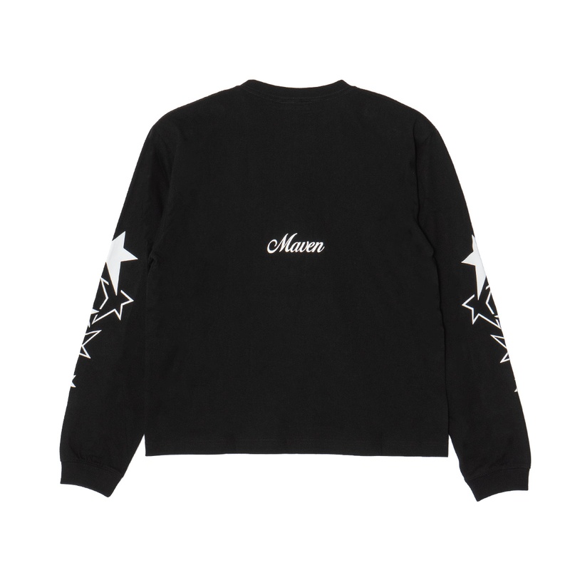 ESSENTIAL BIG LOGO LS -BLACK-
