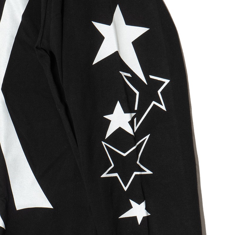 ESSENTIAL BIG LOGO LS -BLACK-