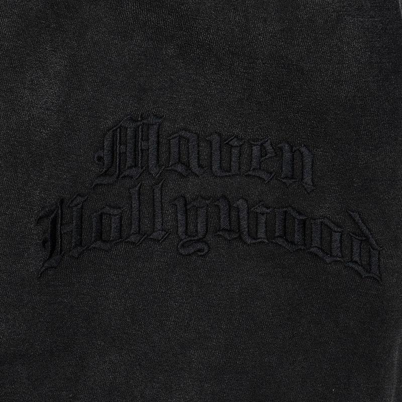 FLAME SKULL SWEATS -BLACK-