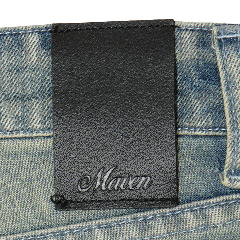 STAR CRASH SKINNY PANTS -W.INDIGO-