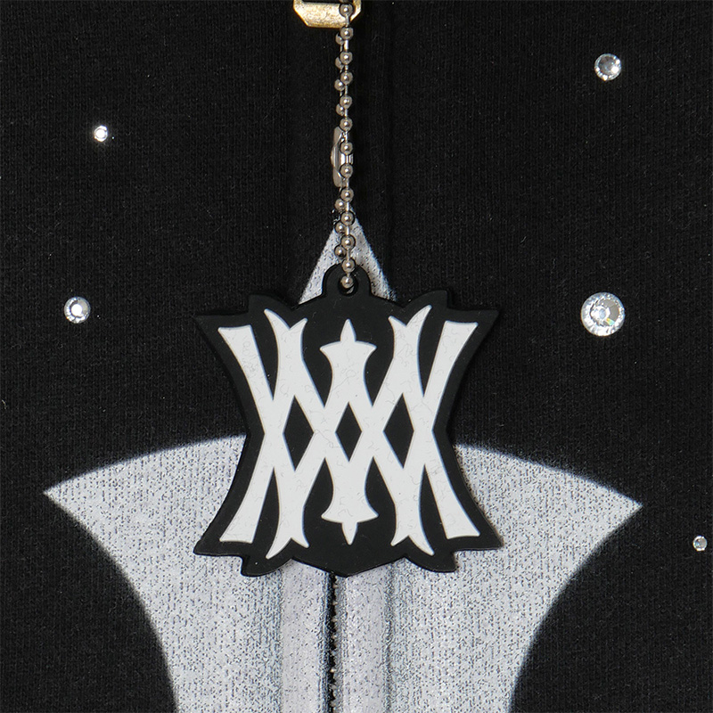 BIG OG LOGO ZIP HOODIE -BLACK-