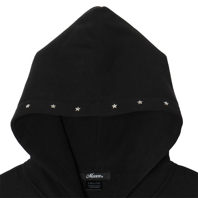 BIG OG LOGO ZIP HOODIE -BLACK-