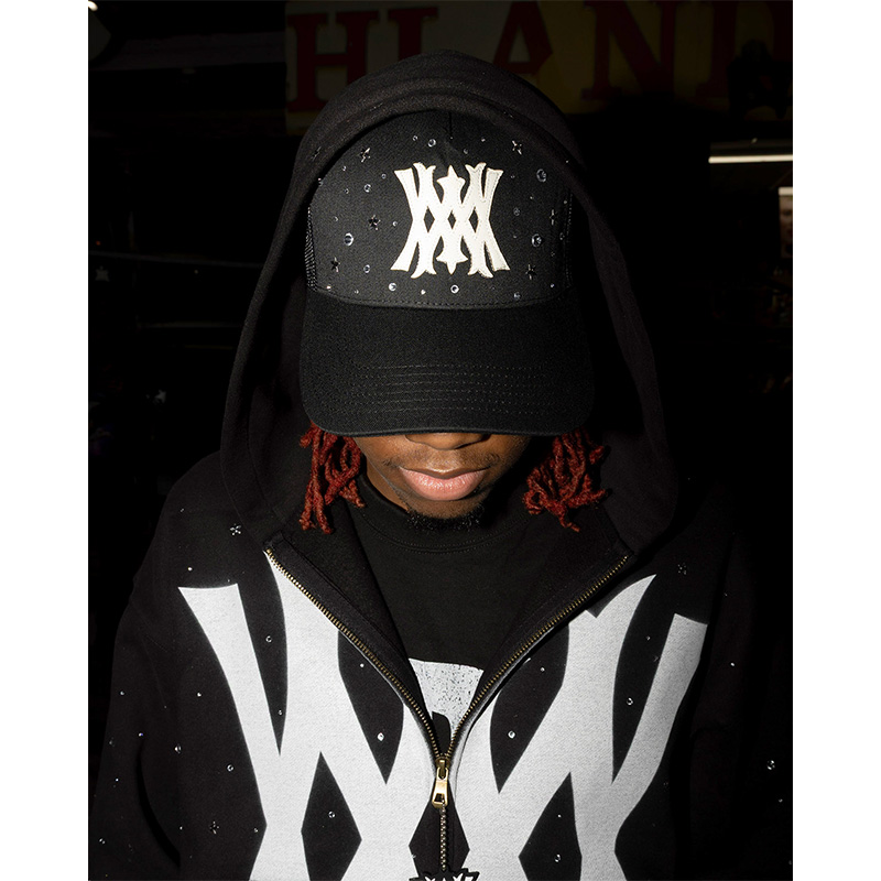 BIG OG LOGO MESH CAP -BLACK-
