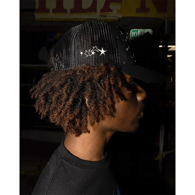 BIG OG LOGO MESH CAP -BLACK-