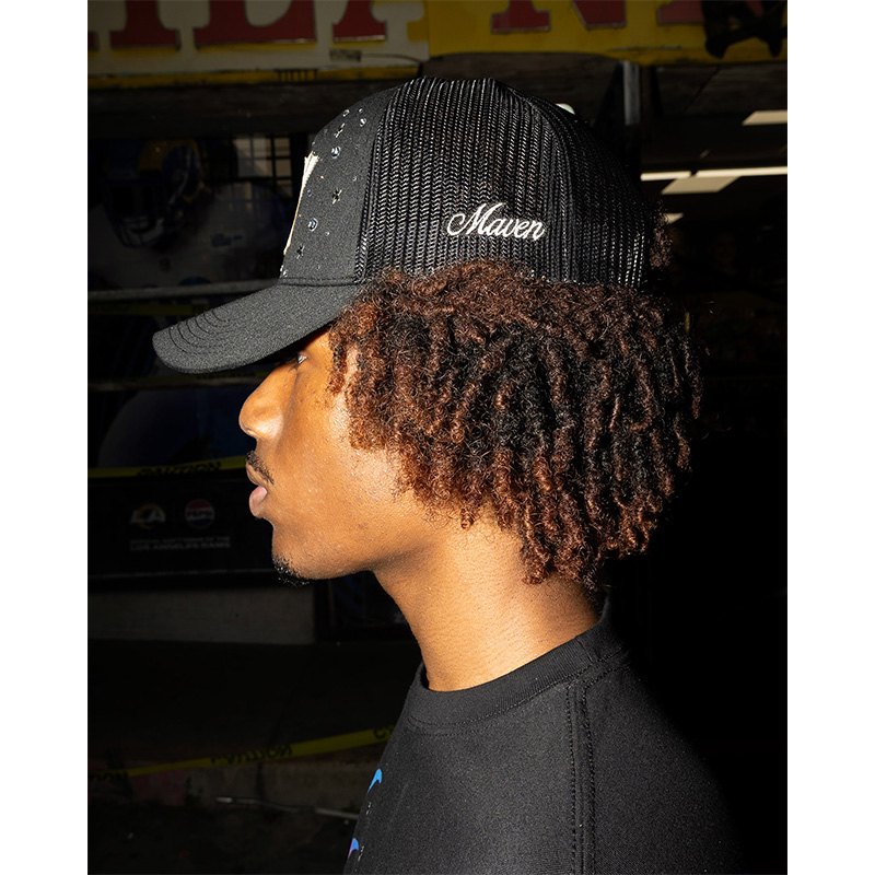 BIG OG LOGO MESH CAP -BLACK-