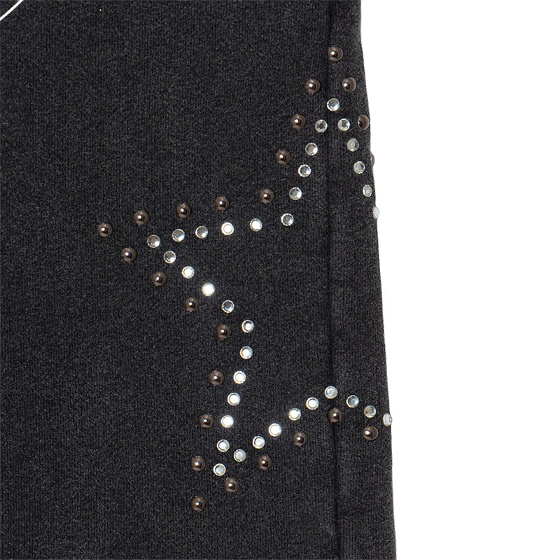 STAR SHORT PANTS -BLACK-