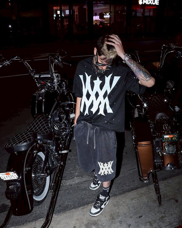 OG LOGO SHORT PANTS -BLACK-