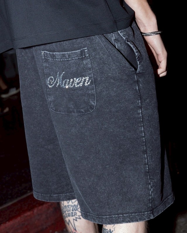 OG LOGO SHORT PANTS -BLACK-