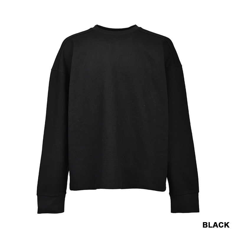 NEW RICH WAFFLE LS TEE TYPE2 -2.COLOR-
