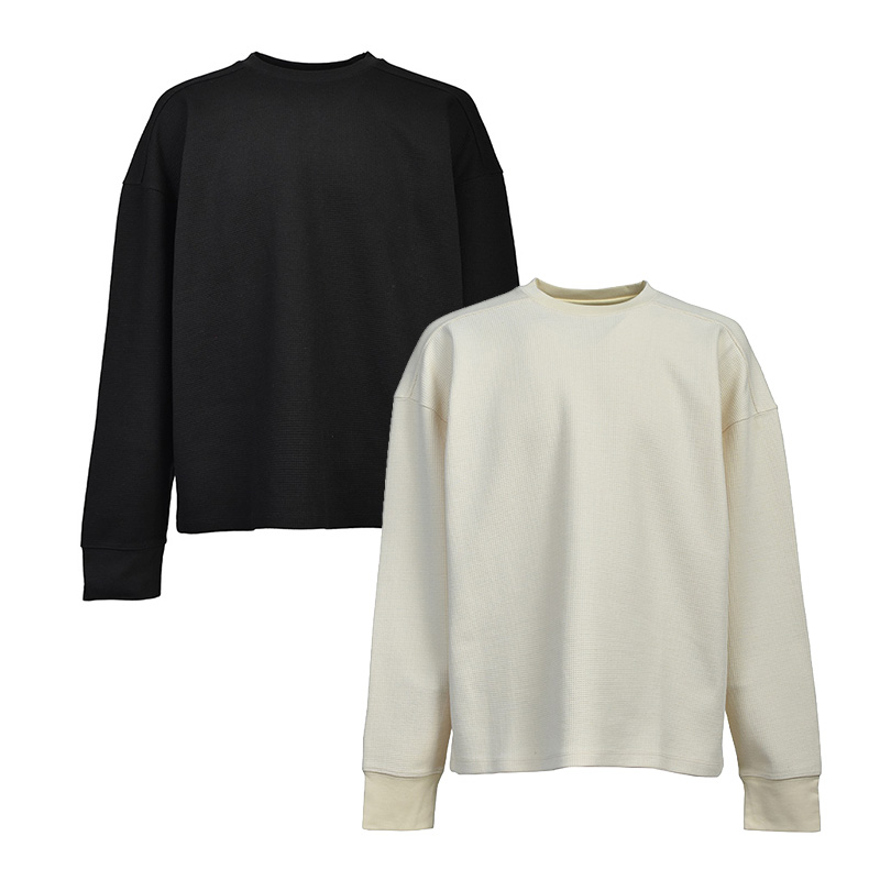 NEW RICH WAFFLE LS TEE TYPE2 -2.COLOR-